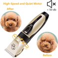 thumbnail image 2 of Youkk Cordless Dog Kits Dog Grooming Clippers Pet Hair Trimmer with 4 Combs, 2 of 6