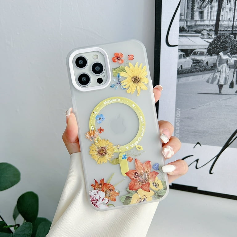 Floral Series Magnetic Case for Apple iPhone XR Compatible