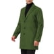 thumbnail image 4 of Abrigo Chic para Hombre con Solapa Notch, de Un Solo Botón, de Peso Medio, de Manga Larga, XL, Verde, 4 of 7
