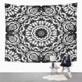 thumbnail image 2 of UFAEZU Abstraction Mandala Floral Oriental Vintage It is Black Blank Wall Art Hanging Tapestry Home Decor for Living Room Bedroom Dorm 60x80 inch, 2 of 2