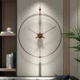 thumbnail image 2 of Miumaeov Circle Wall Clock Metal Industrial Modern Decor 60cm, 2 of 11