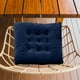 thumbnail image 4 of Cojín de asiento acolchado para silla: almohadilla gruesa y de apoyo para oficina, aula y uso en taburetes con correa antideslizante., 4 of 5