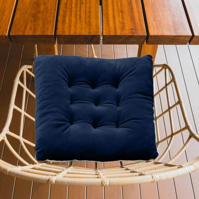 Aursykel Premium Plush Chair Cushion for Office and College Dorm Seats with Non-Slip Strap Long Lasting Thick Padding Provides Relaxed and Support Suit for Students and Teachers