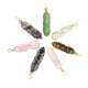 thumbnail image 1 of Collar de cristal sinuoso con colgante de columna hexagonal de cristal de seda, 1 of 1