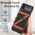 thumbnail image 5 of Dteck For Samsung Galaxy Z Flip4,6.7 inch,Shockproof Folding Slim PC Case Cover Support Wireless Charging,Black, 5 of 6