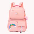 thumbnail image 4 of Mochila de moda coreana Arco iris Hombro Adolescente Mochila escolar (Rosa) Likrtyny Para estrenar, 4 of 6