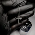 thumbnail image 3 of White Sapphire Diamonds Cross Necklace For Women Or Men, 3 of 4