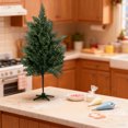 thumbnail image 3 of 6 Pcs Artificial Pine Branches 24" Christmas Artificial Pine Picks Branches Green Pine Needles Frosted Faux Pine Picks Greenery Stems for Christmas Tree Garland Wreath Vase DIY Crafts Home Winter,a+b, 3 of 14
