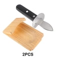 thumbnail image 3 of Matsuzay 2 unids/set deshuesador de ostras de madera para mayor seguridad y operación rápida operación rápida y fácil Mostrada, 3 of 6