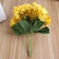 thumbnail image 3 of EIMELI 1pcs 5 Heads Artificial Hydrangea Silk Flowers with Stems for Wedding Home Party Decor, 3 of 9