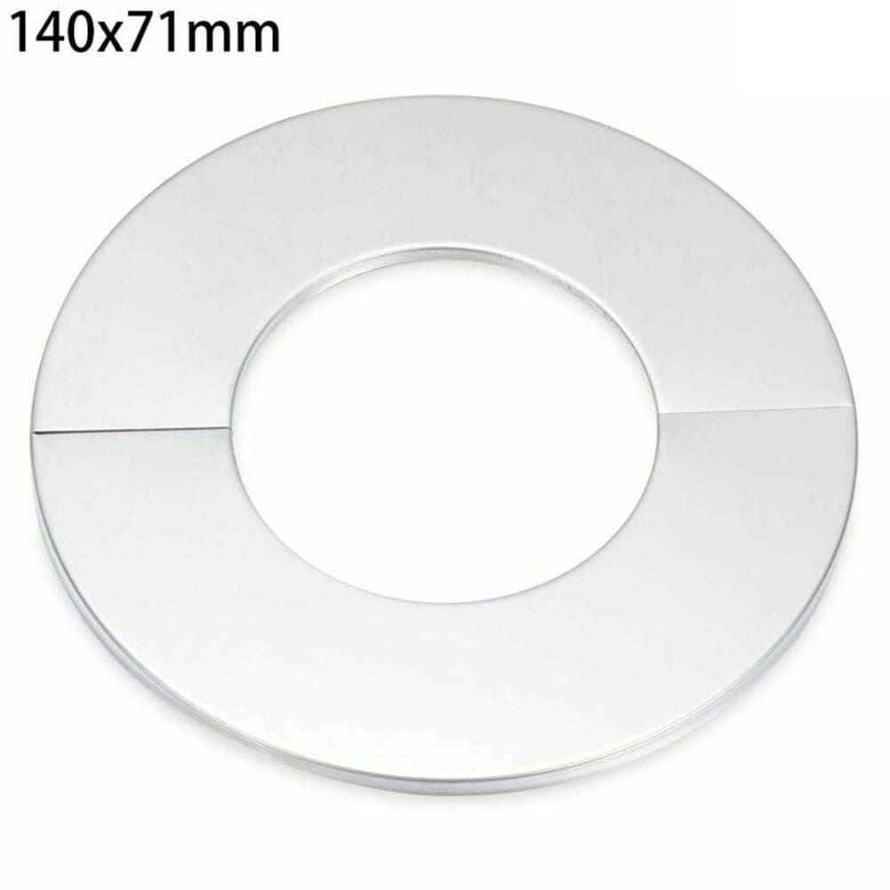 AguaStella ASD52W White Deck Plate 10 Inch Stainless Steel Escutcheon Plate
