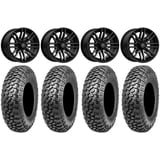 MSA Black Rogue 15 ATV Wheels 33 RAZR XT Ti… product image