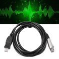 thumbnail image 1 of 9.8ft USB to XLR Microphone Cable Professional Stable  Output Recordable USB to XLR Mic Converter Cable for PC, Superior Sound Quality, Widely Compatible, 1 of 8
