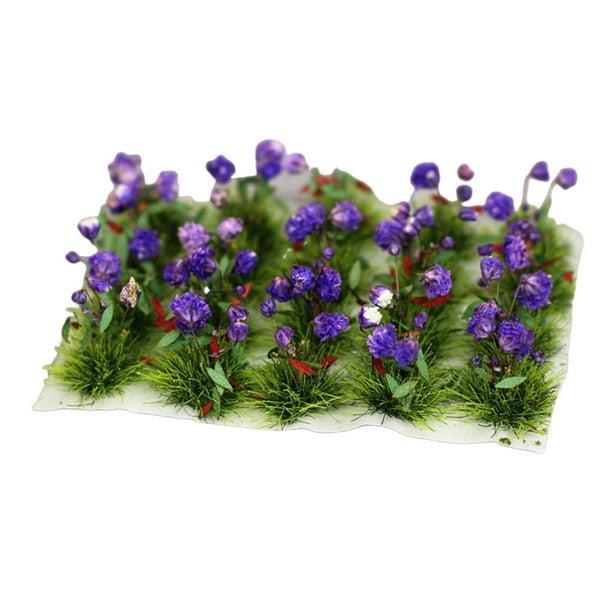 Grass Model Table Set Bush Trees Miniature Groups Shrubs DIY Static