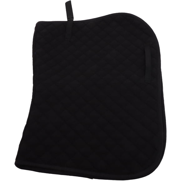 CRAFTHROU Horse Saddle Pads Western Horse Saddle Pad Black Anti-skid Riding Pad 1Pcs
