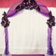 thumbnail image 2 of Arco de boda drapeado de tela, cortinas de arco de boda, telón de fondo transparente para decoración de techo de fiesta, ceremonia de boda, 2 of 8