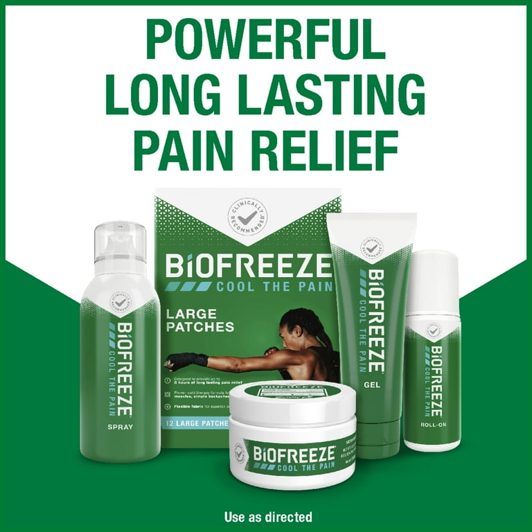 Biofreeze Pain Relief Gel, Back Knee Muscle Joint and Arthritis
