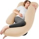 thumbnail image 1 of Almohada para Embarazo Sasttie en Forma de U Jumbo 152x76 cm Beige, 1 of 7