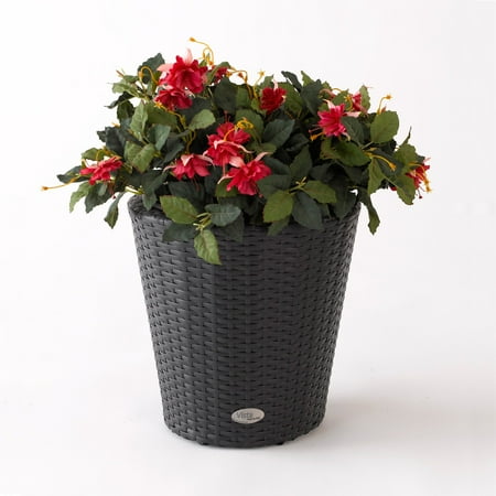 Round Resin Wicker Vista Planter