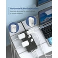 thumbnail image 3 of TROND Surge Protector Power Strip with USB, 5ft Long Extension Cord for 4 USB and 8 AC Outlets, ETL Listed, Black, 3 of 7