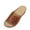 Brown, variant on Bkhluea Women Wedge Slide Sandals Flower Decor Comfortable Shoes For Home Travel Casual Daily Outdoor Walking Activities