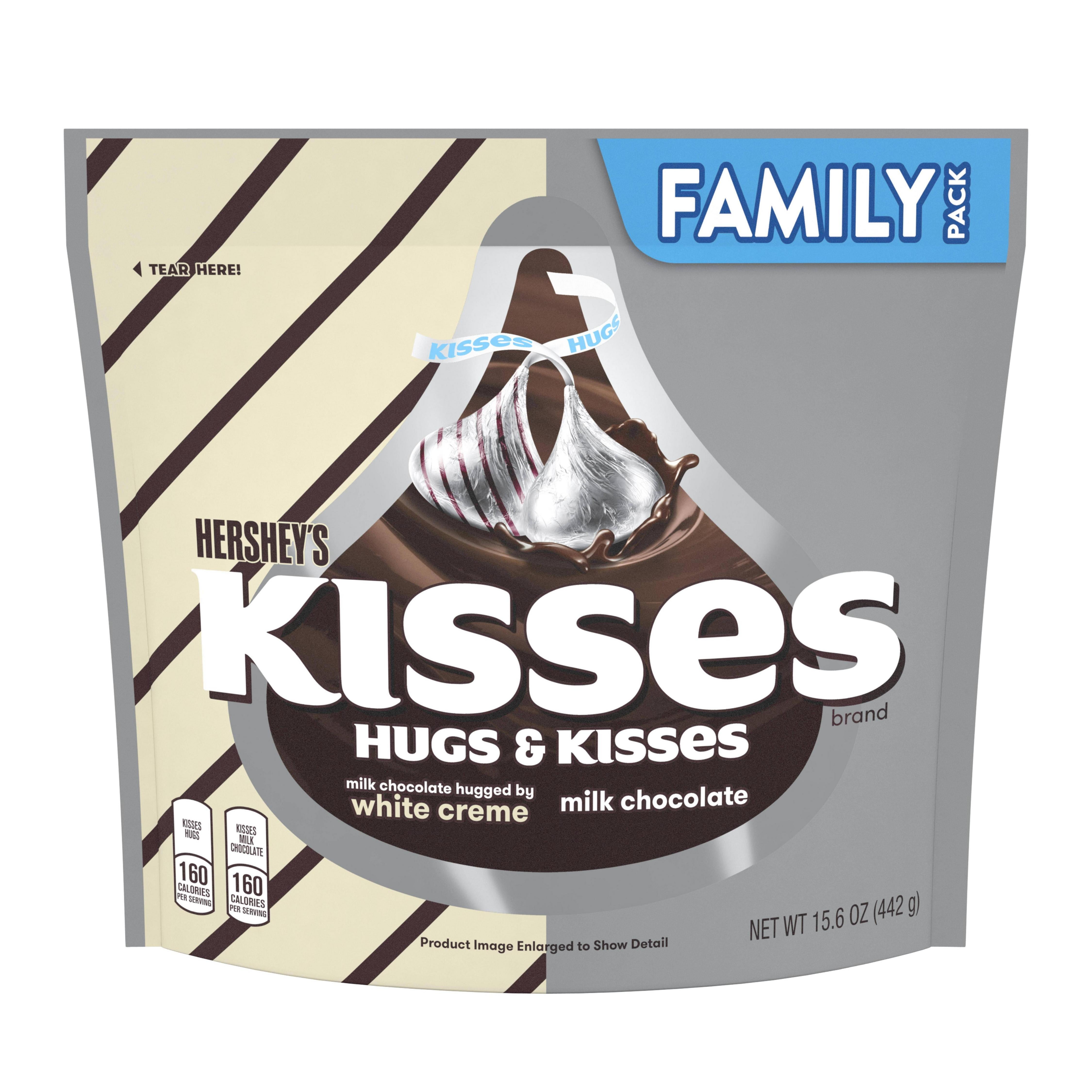 Hershey's Kisses, Milk Chocolate Candy Assortment, 15.6 oz