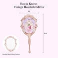 thumbnail image 3 of Espejo de mano Flower Knows Violeta Fresa Rococó Wisteria, 3 of 9