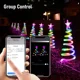 thumbnail image 4 of Árbol de Navidad en espiral con luces LED, cono de estrella en la parte superior, para interiores y exteriores, luces navideñas, decoración de patios, jardines y patios, 4 of 5