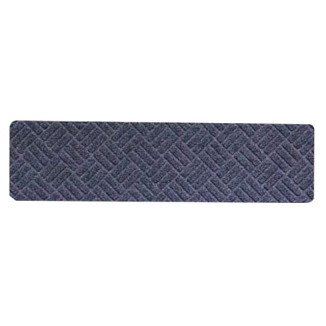 Alfombras de escalera de madera antideslizantes con bordes suaves para pasillos. Gris