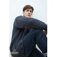 thumbnail image 6 of Irish Cardigan for Men 100% Premium Merino Wool Aran Sweater Made in Ireland, 6 of 9