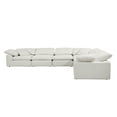 thumbnail image 3 of Acme Furniture Modular - Wedge w/1 Pillow, Ivory Linen 55131, 3 of 5