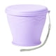 thumbnail image 2 of Vaso de agua plegable de silicona de 200 ml con tapa y cuerda colgante, vaso portátil para viajes y campamentos para bebidas calientes y frías, verde, azul, rosa, morado, 2 of 5