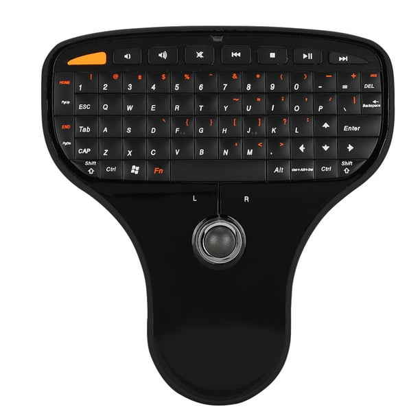 Teclado QWERTY Mini USB Inalámbrico 2.4G Sincero con Trackball