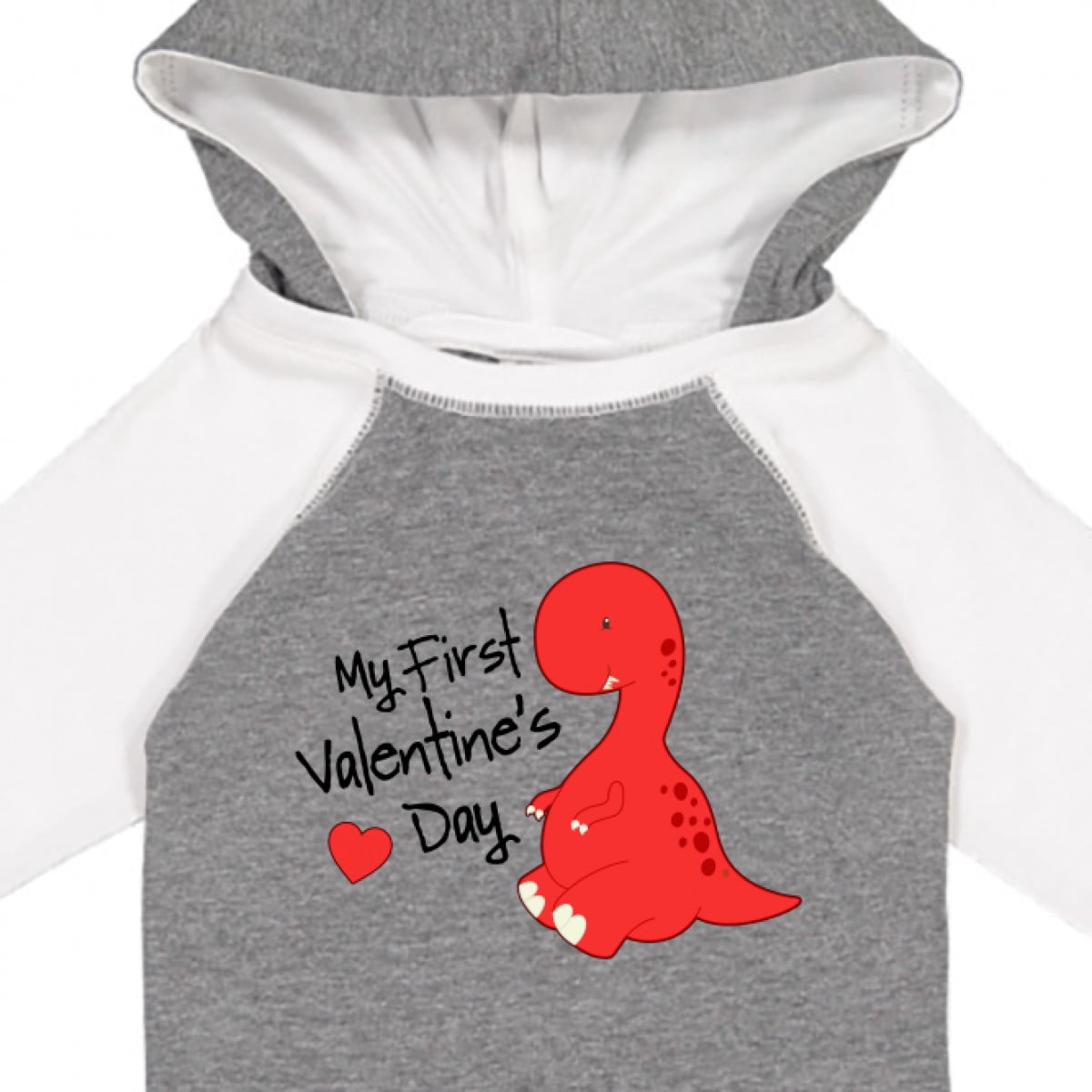 Inktastic My First Valentine's Day Boys or Girls Long Sleeve Baby Bodysuit