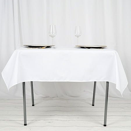 Balsacircle 54 X 250 Gsm Square Polyester Tablecloth For Party Wedding Reception Catering Dining Home Table Linens Balsacircle 54 X 250 Gsm Square Polyester Tablecloth For Party Wedding Reception Catering Dining Home Table Linens