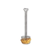 Focus Foodservice 470 Tortilla Fryer Basket, Large Size, Chrome Plated Wire Construction, 6-1/4 x 25