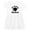White with Speckles, variant on Inktastic My Mommy Graduated College Graduate Girls Toddler Dress