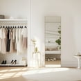 thumbnail image 6 of CONCETTA Rectangle Full Length Mirror 59"x16" Standing Mirror Floor Mirrors, Gold, 6 of 6