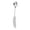 Silver, variant on Coffee Spoon & Dessert Spoon, 304 Stainless Steel Feather Series Black Spoon, 1 Count, Ideal For Espresso, Latte, Tea, Ice Cream, Yogurt, Dessert Prep And Daily Kitchen Use*