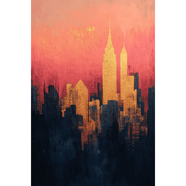 Modern Frameless Wall Art - 12x16 Inch Oil Painting on Canvas, Home Decor 2025,Mebdhuw3