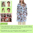 thumbnail image 2 of Rohuuque Women's Robes with Hood Thick Flannel Robe Long Hooded Bathrobe Plush Brushed Cotton Soft Cozy Sleepwear Night Dress Light Blue, 2 of 6