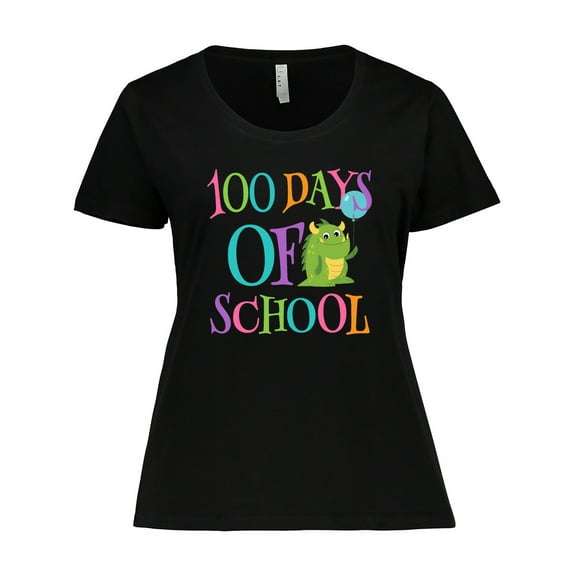 Inktastic 100 Days of School Party Women's Plus Size T-Shirt