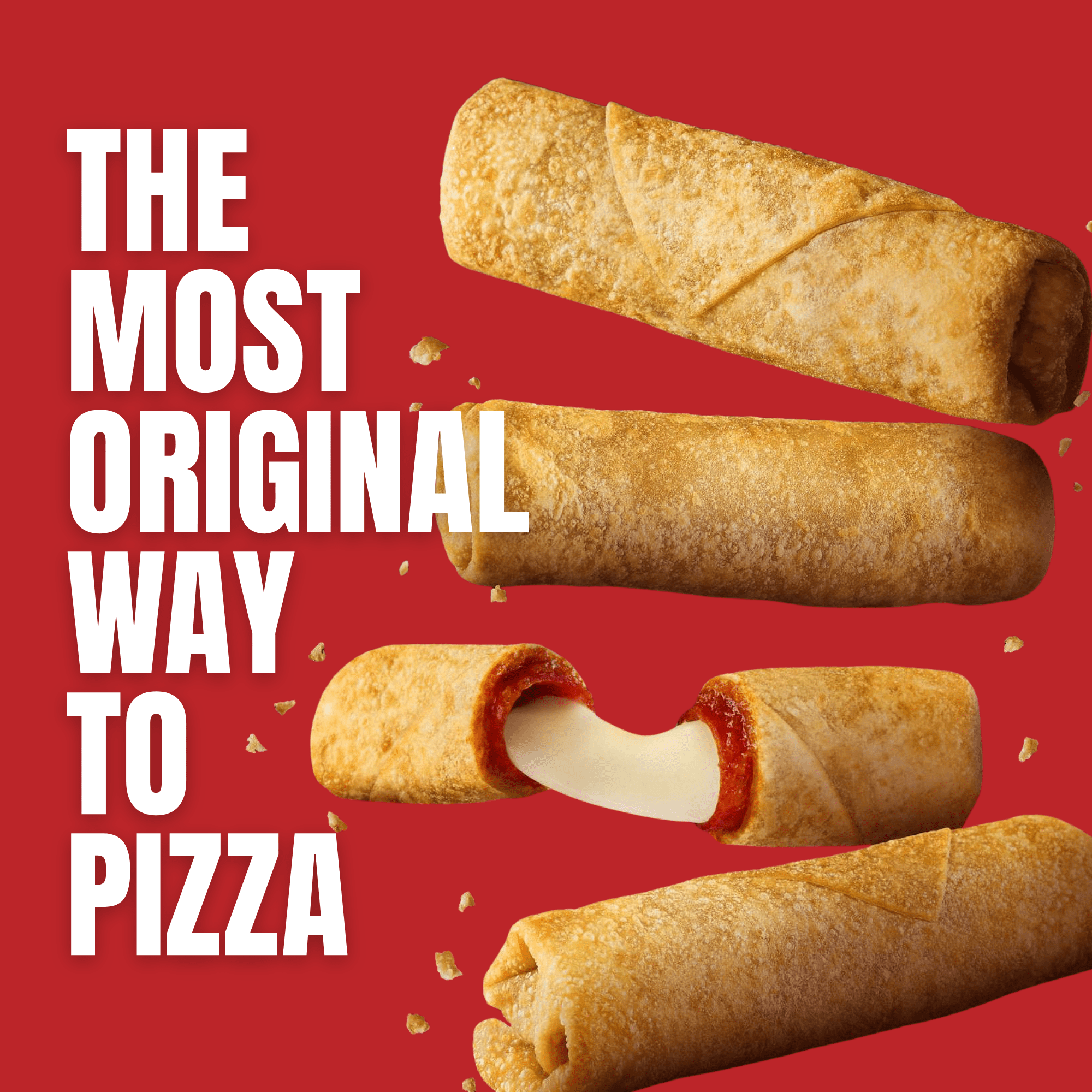 Original Pizza Logs Pepperoni, Frozen Snacks, Air Fryer & Oven-Ready, 11.6oz, 6 Count, Frozen Snacks & Appetizers