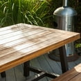 thumbnail image 4 of Finca Rustic Metal 3-piece Outdoor Dining Set, 4 of 6