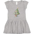 thumbnail image 3 of Inktastic Christmas Tree Girls Toddler Dress, 3 of 5