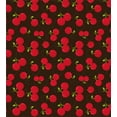 thumbnail image 3 of Ambesonne Cherry Duvet Cover Set, Repeating Summer Fruit, 2-Calking, Dark Brown Dark Pink, 3 of 7
