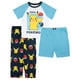 thumbnail image 1 of Set de pijama Pokémon Boys, 3 piezas, tipo pika eléctrico, talla 8, 1 of 3