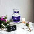thumbnail image 2 of Purple Urn For Human Ashes Male - Funeral Urns for Human Ashes Adult Women - Cremation Urns - 3inch, Small/Mini Size - Single 1Pcs, Memorial Urn, 2 of 7