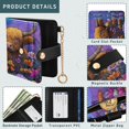 thumbnail image 5 of Small Wallet For Women Bifold Leather Pocket Coin Credit Card Holder With RFID Blocking A Cute Highland Cow, 5 of 6