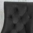 thumbnail image 3 of Noble House Traditional Microfiber Dining Chairs , Black, Dark Brown, 3 of 5